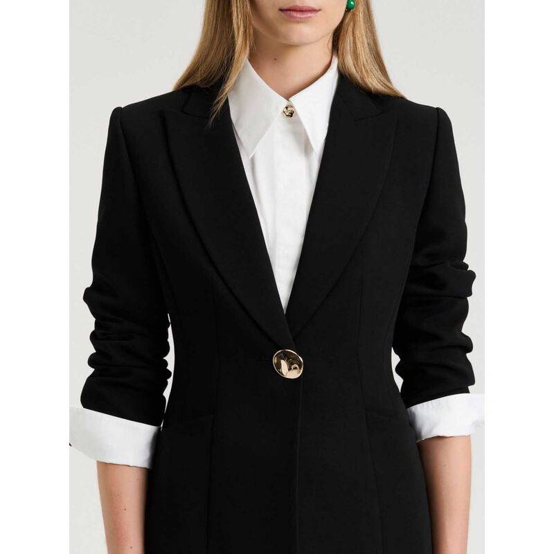 Veronika Maine Double Weave Blazer image number 2